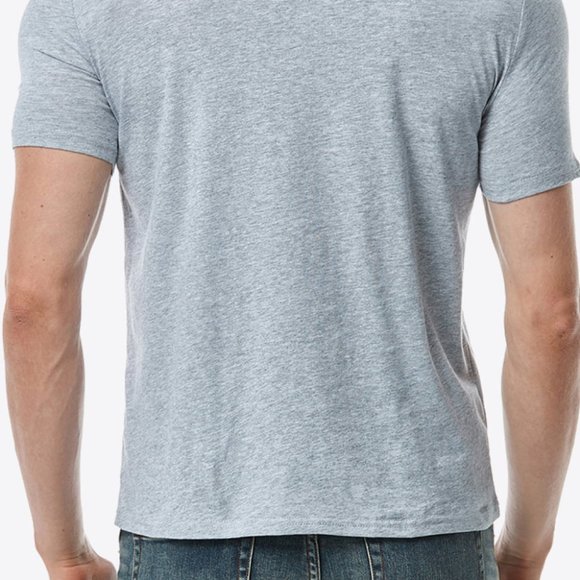 Notched Neck Short Sleeve Tee - Picture 2 of 6